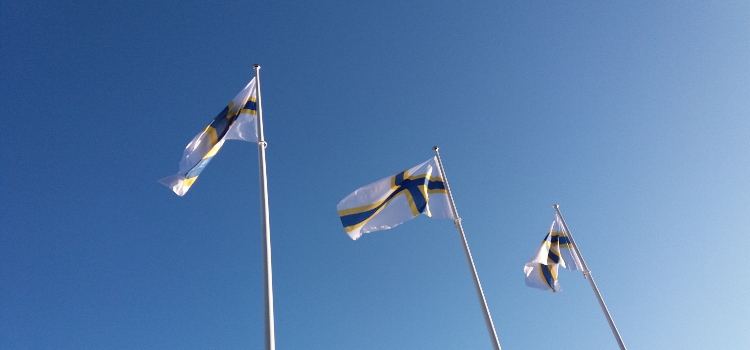 Sverigefinska flaggor