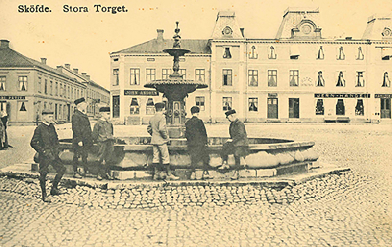 Fontänen vig Hertig Johans torg