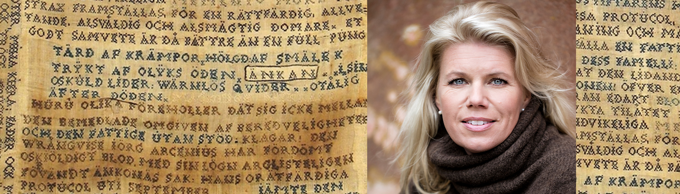 Broderad nådeansökan och författaren Ann Rosman