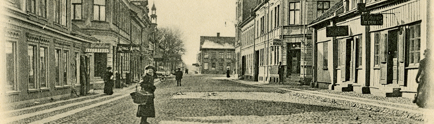 Foto av Rådhusgatan 1902 av Ludwig Ericsson