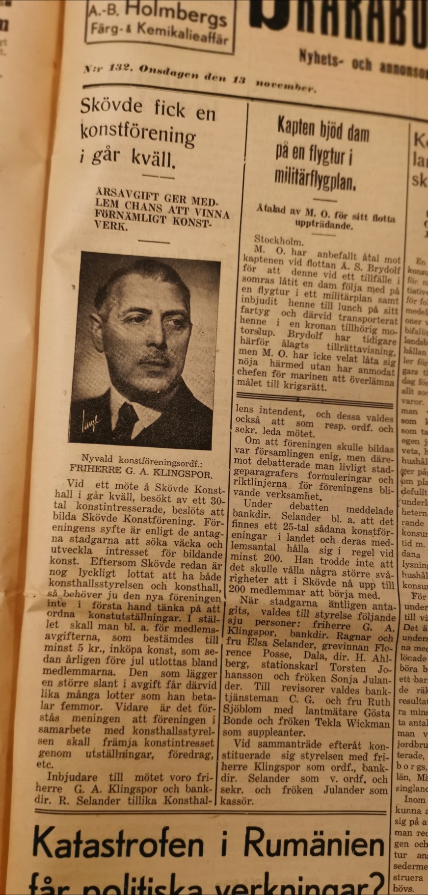 Skaraborgs Tidning 1940